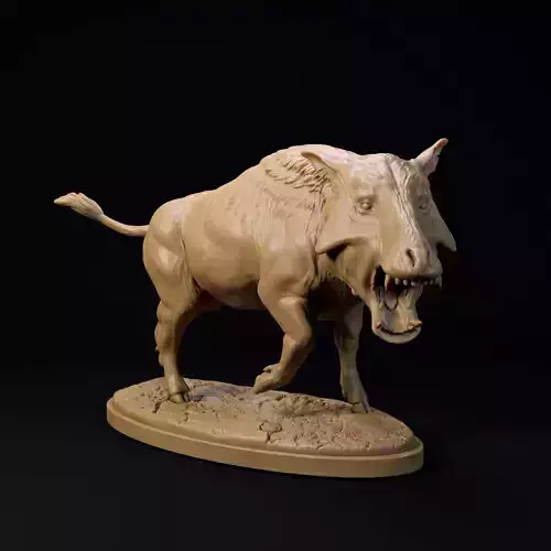 Archaeotherium 1-35 pre-supported prehistoric animal