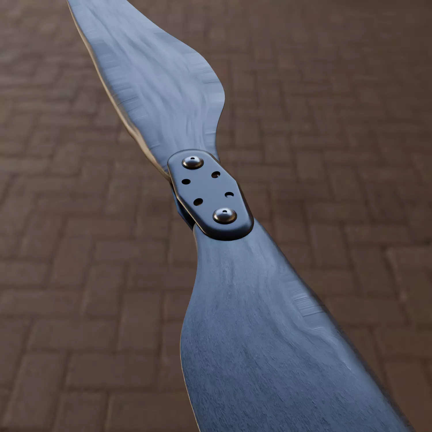 Folding Propeller Free low-poly 3D model