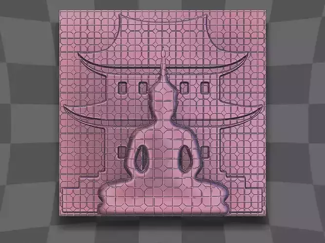 The buddha deco art 3D print model