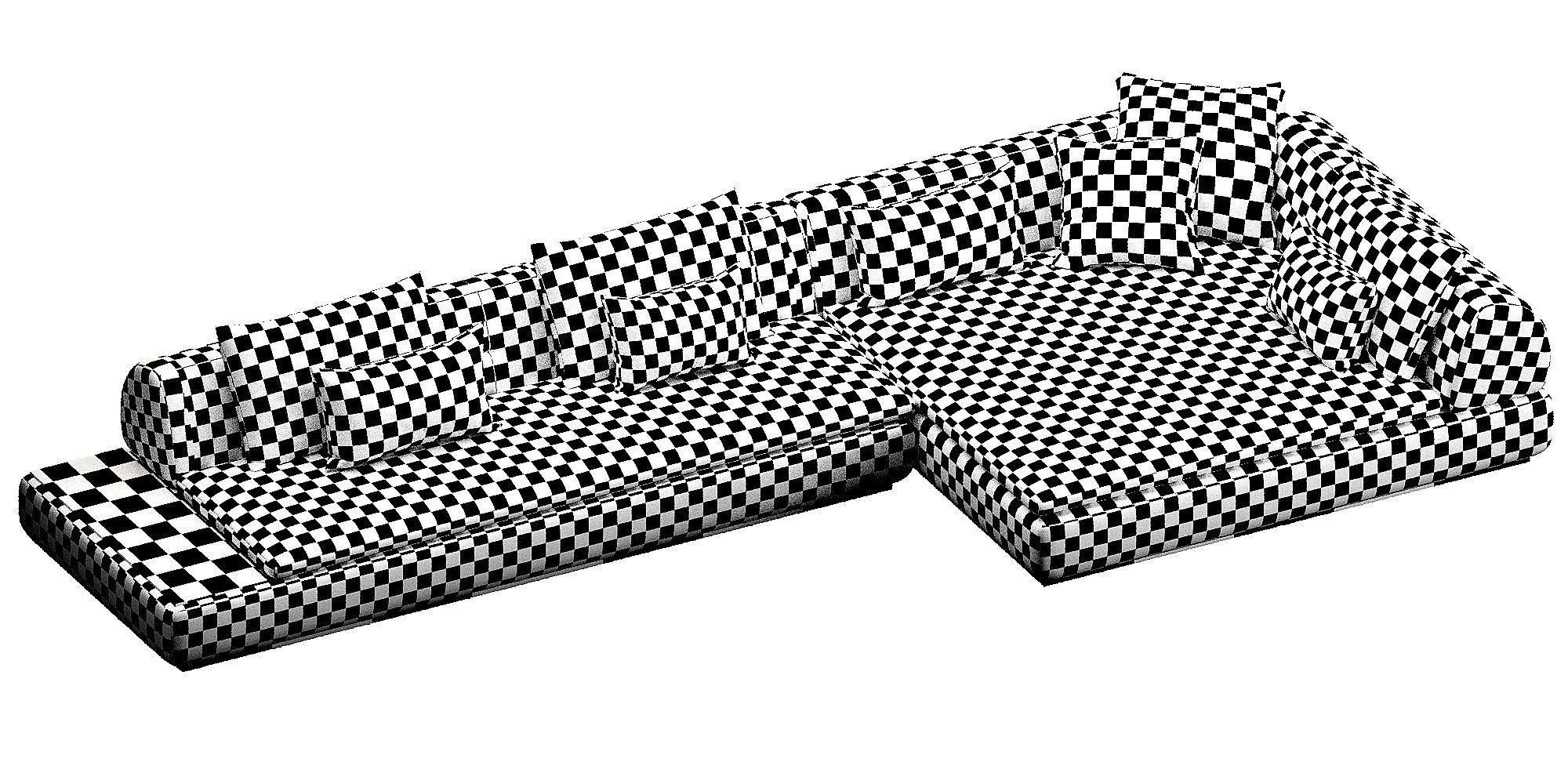 Supermoon Sofaset 3D model_6