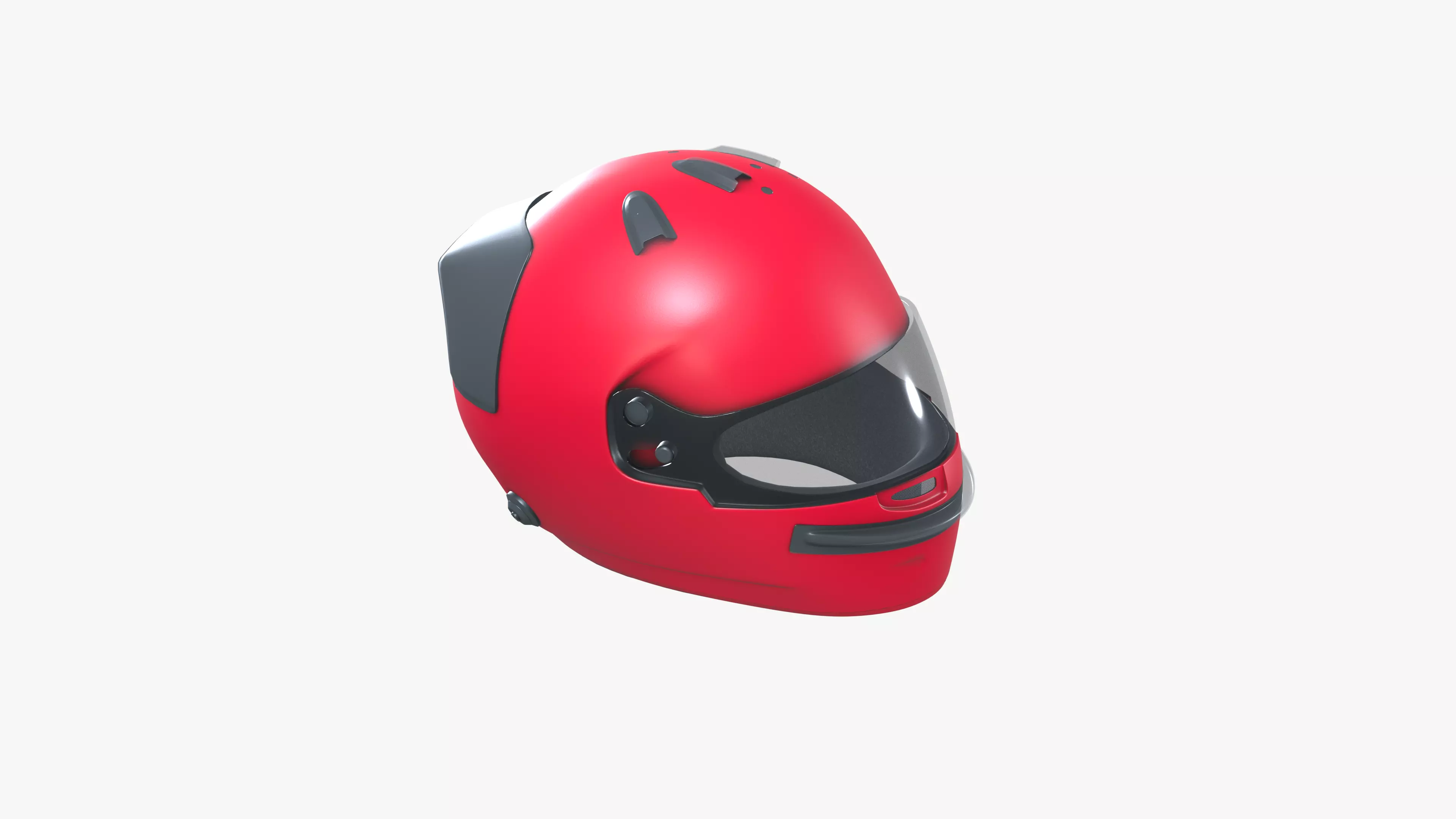 Helmet Low-poly 3D model_0