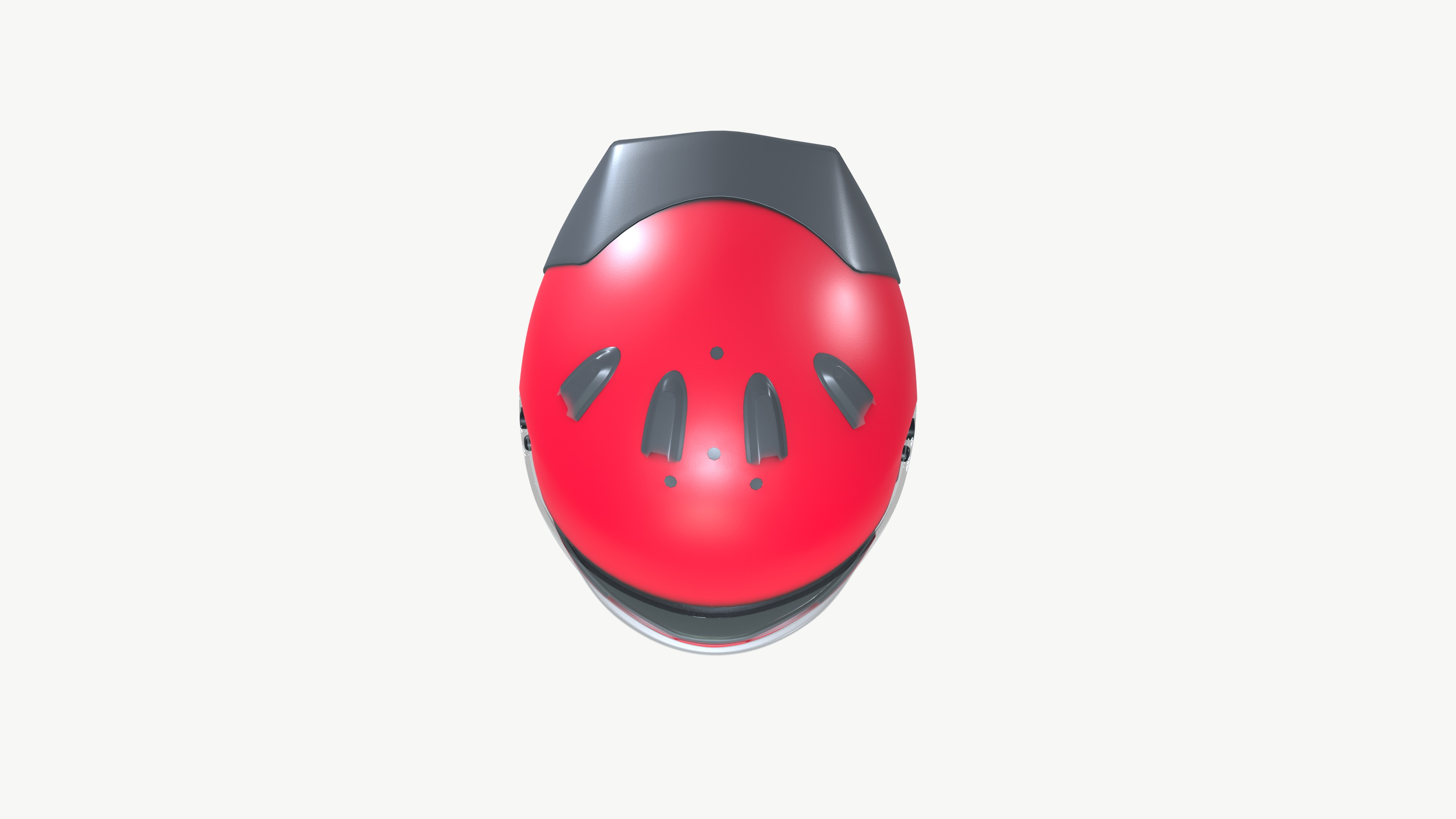 Helmet Low-poly 3D model_4