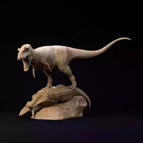 Daspletosaurus king 1-35 pre-supported prehistoric dinosaur