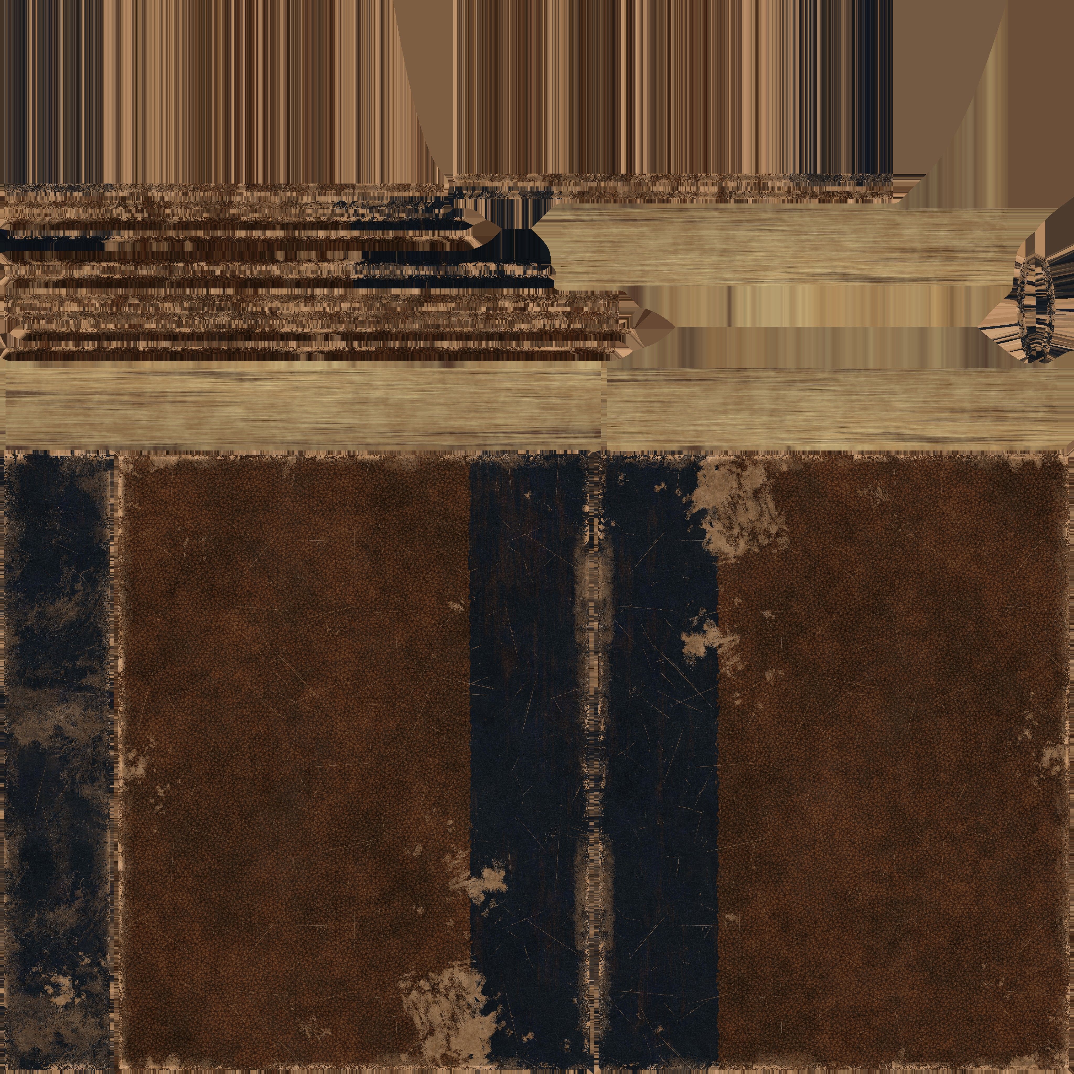 Old books Low-poly 3D model_10