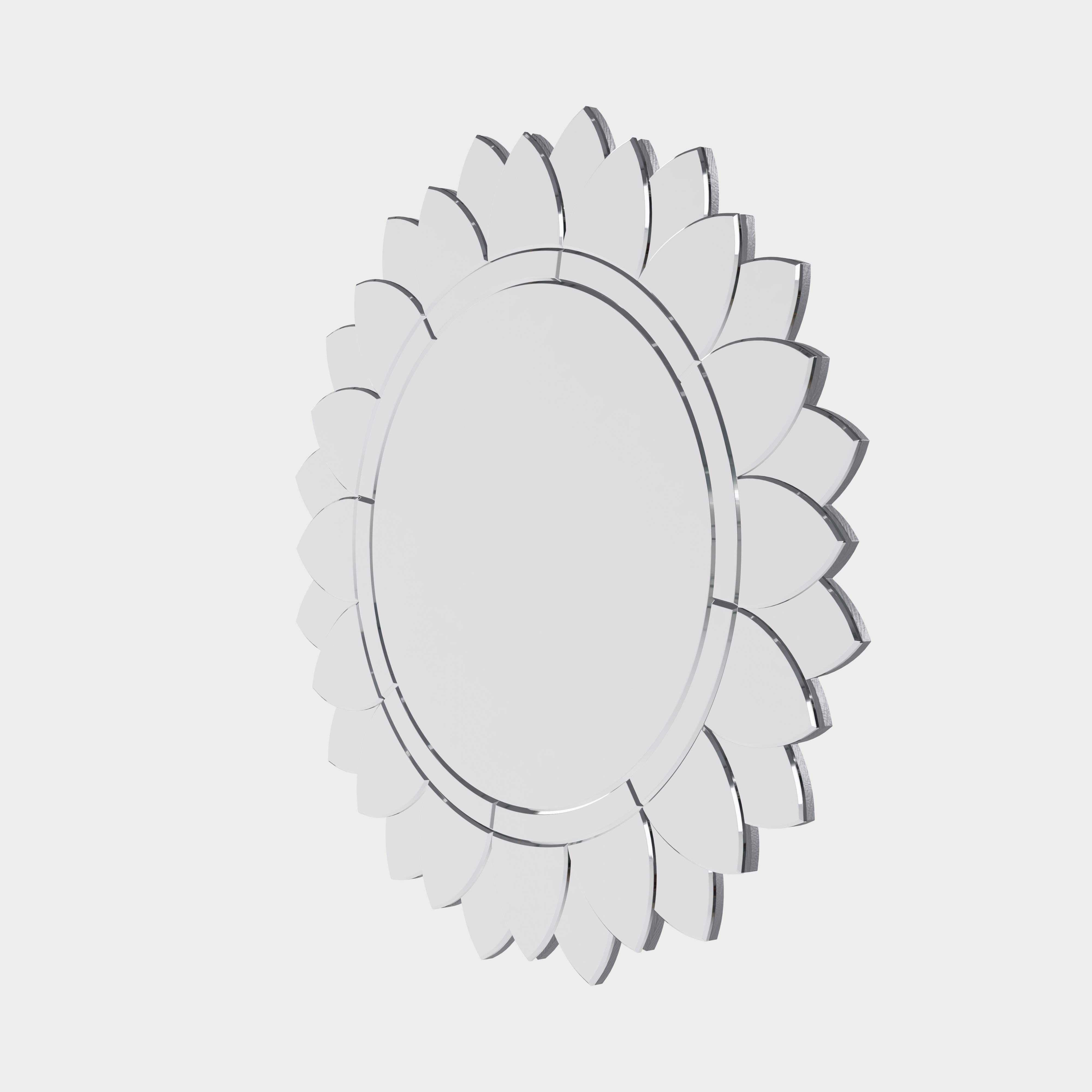 Sunflower Navado Mirror Art 3D model_1