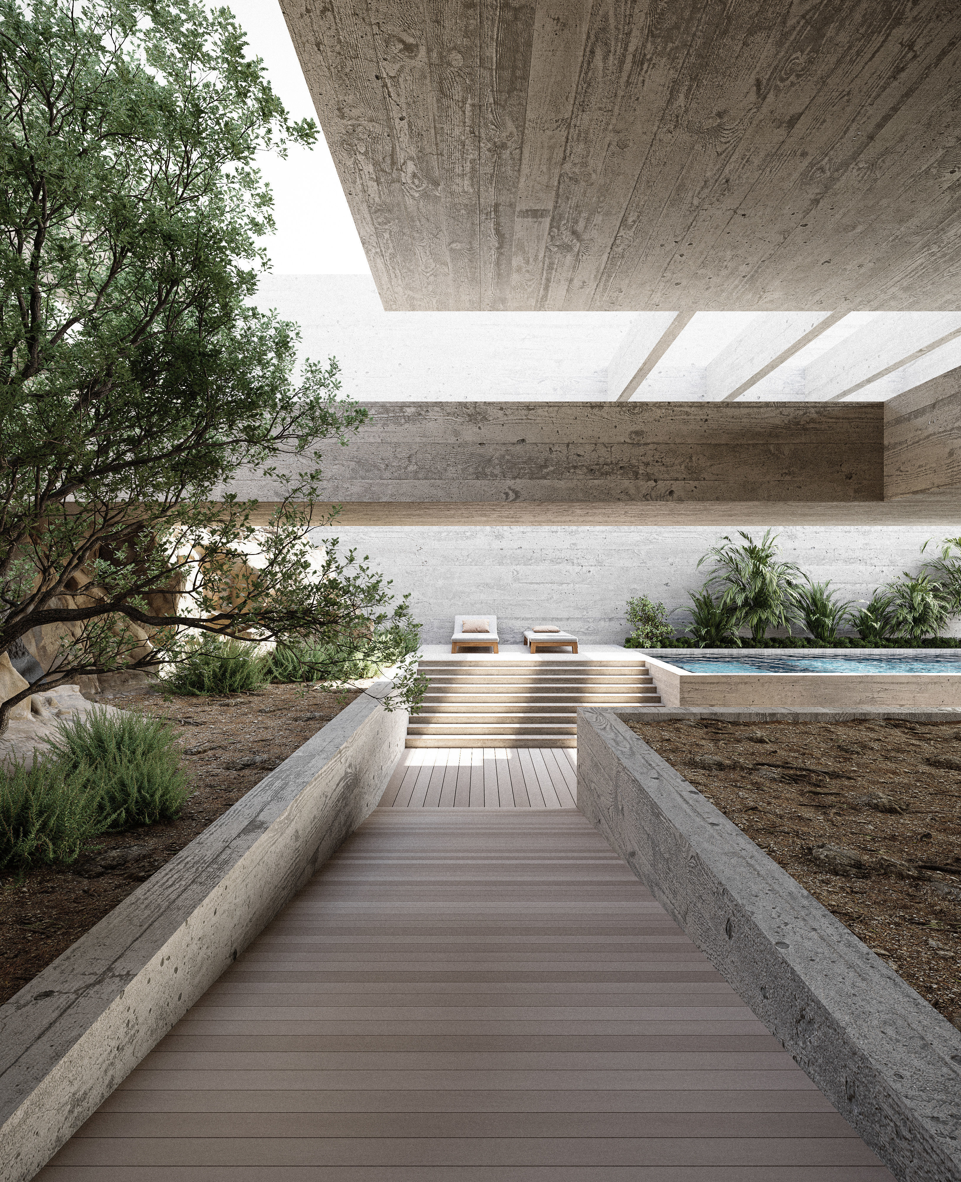 courtyard 3D model_0