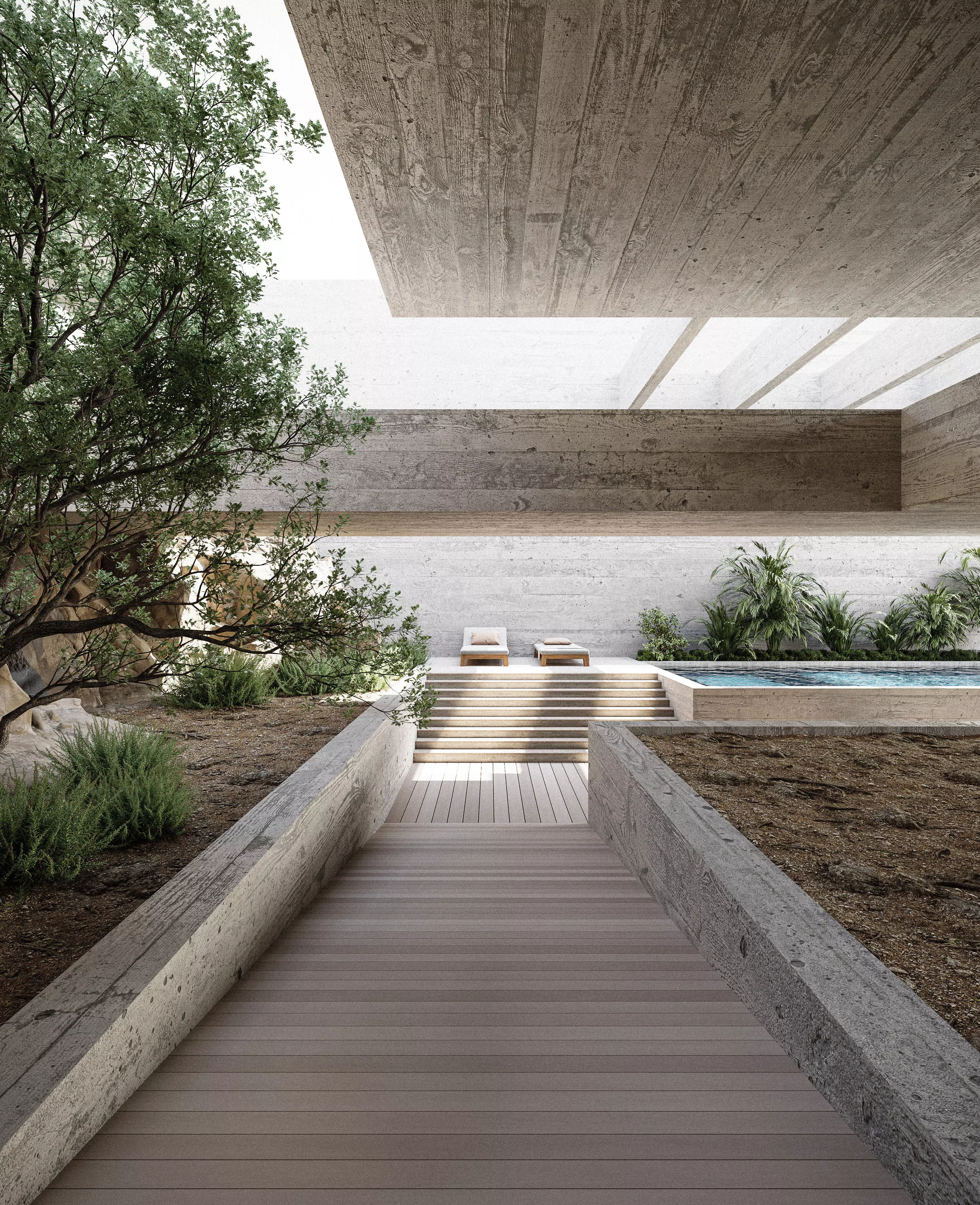 courtyard 3D model_0