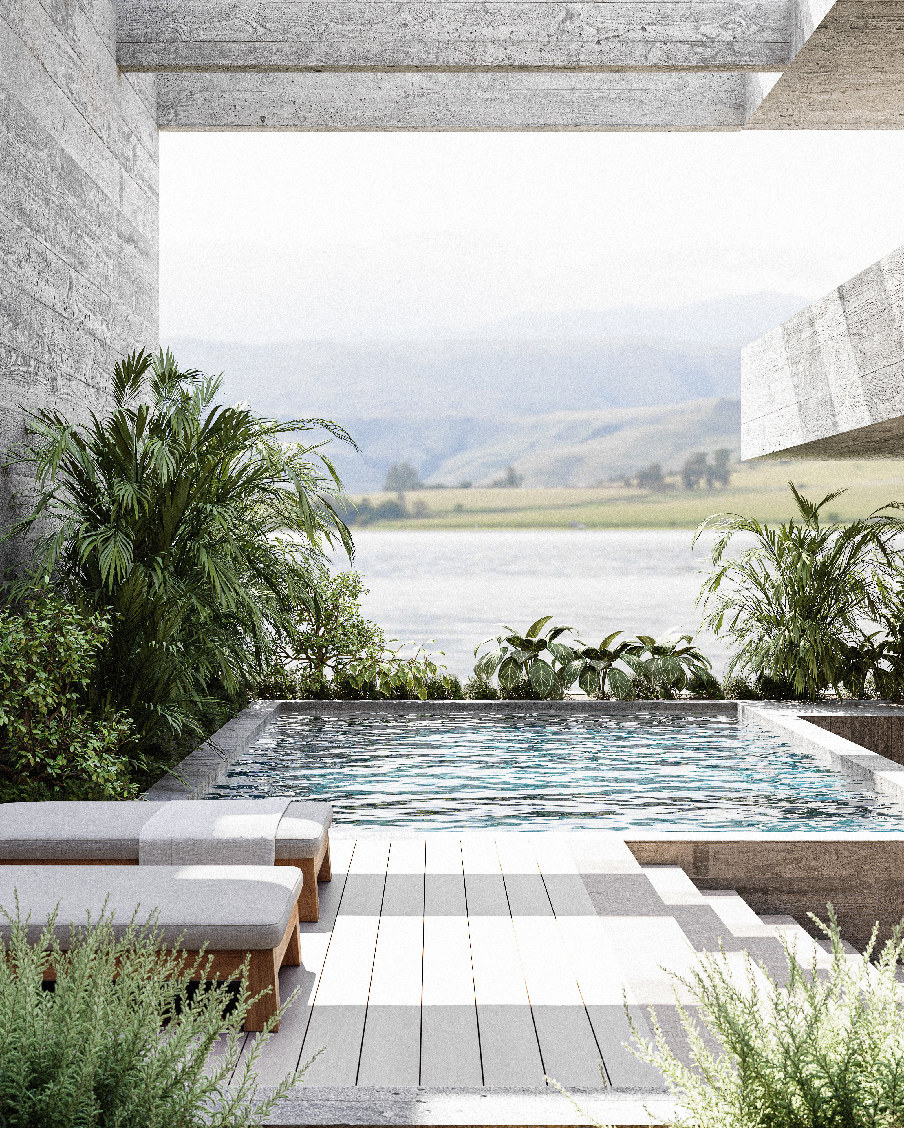 courtyard 3D model_7