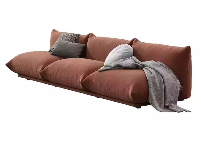 Marenco 3 Seater Sofa without Armrests