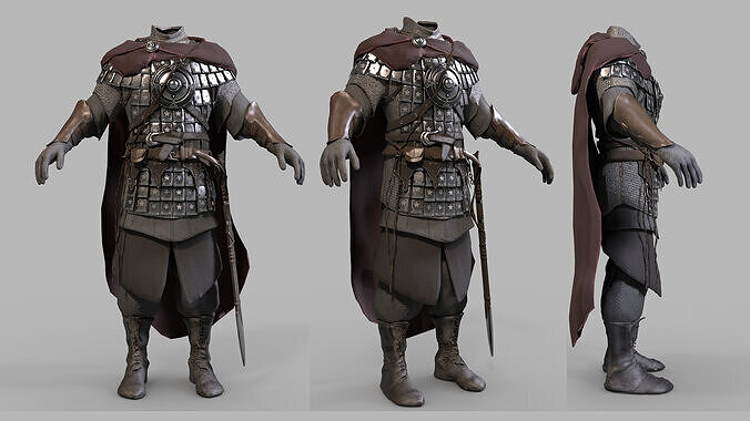 Medieval Russian Duke - Knyaz - Metahuman Rig Low-poly 3D model