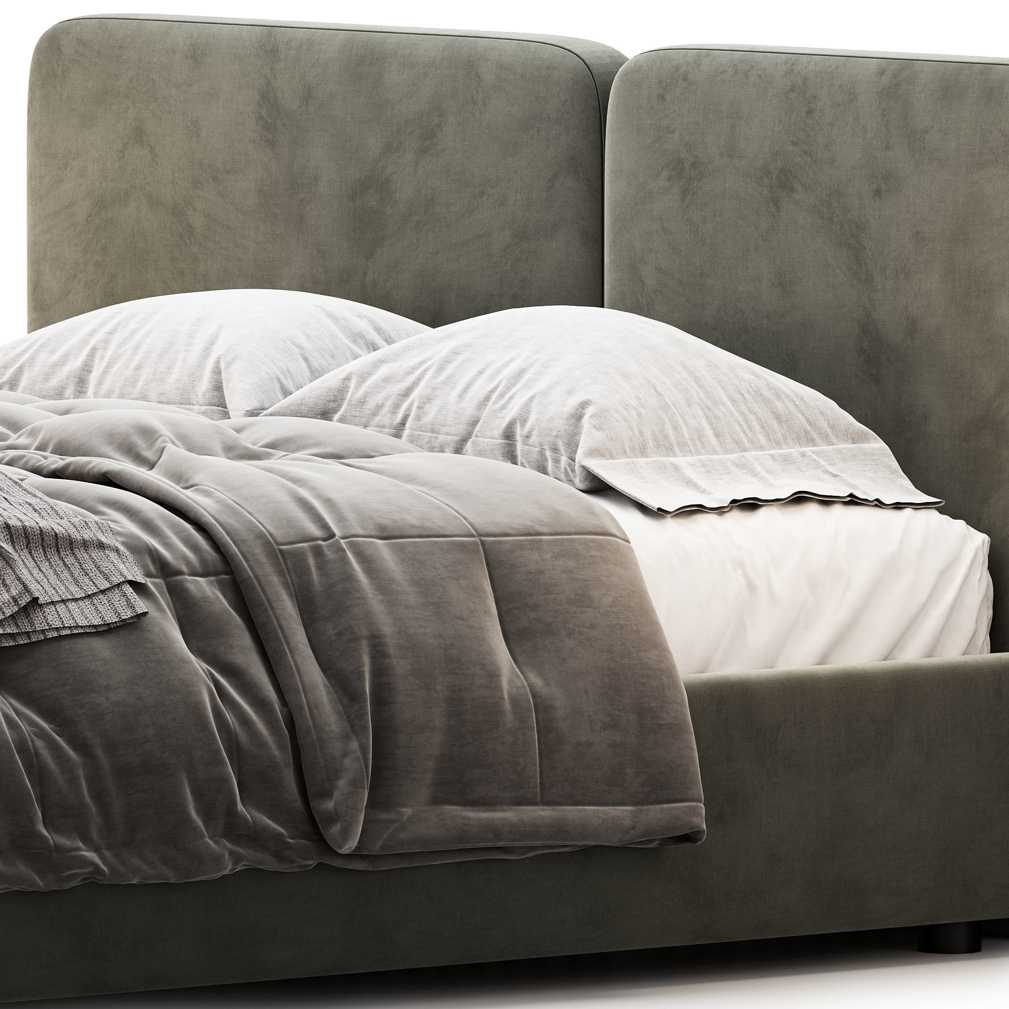 Tadao Bed 3D model_2