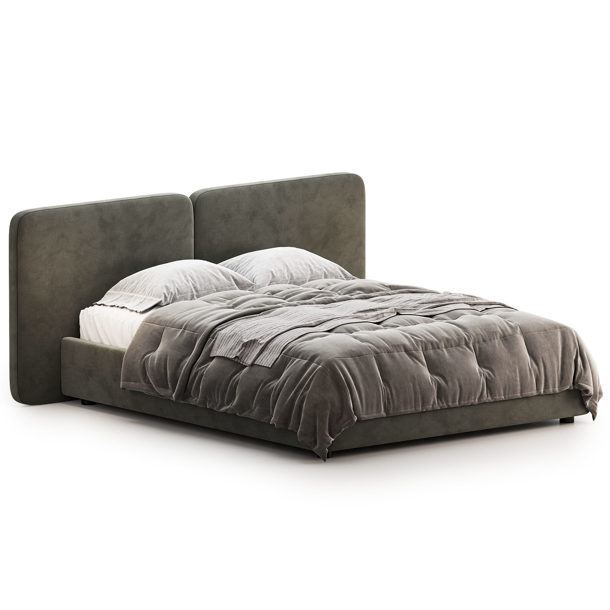 Tadao Bed 3D model_1