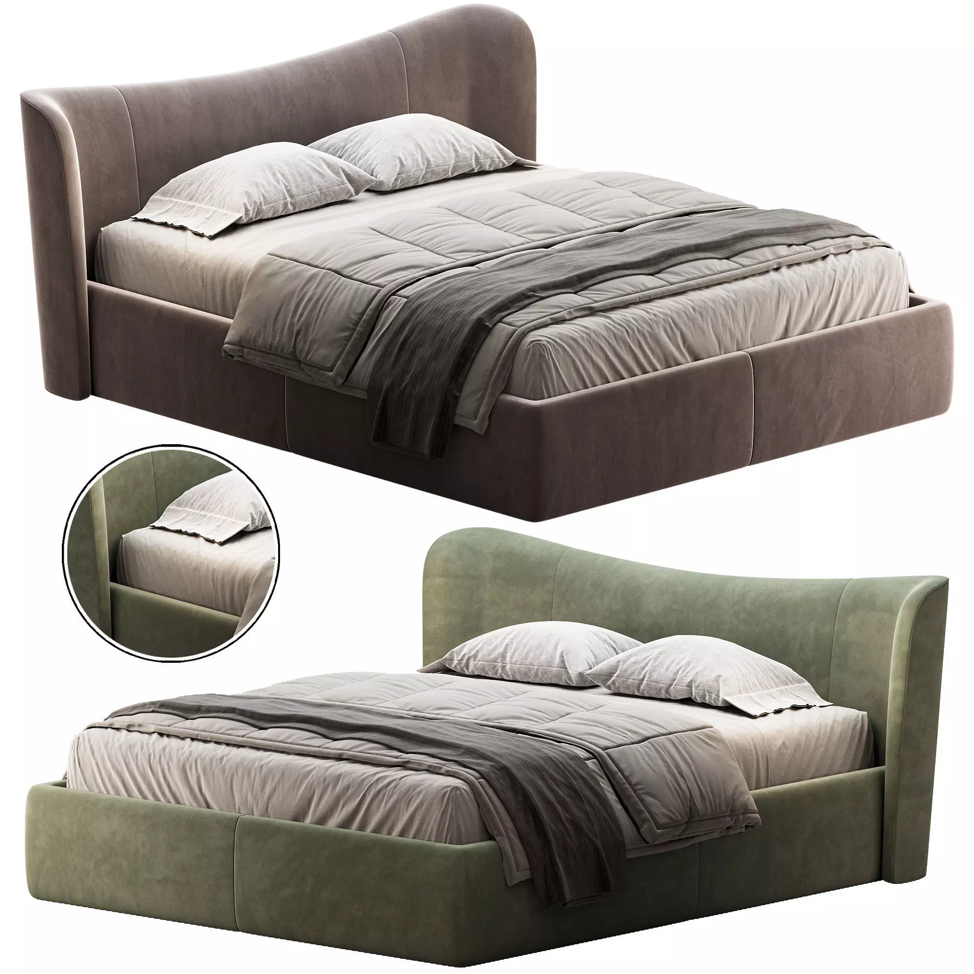 Embrace Bed 3D model