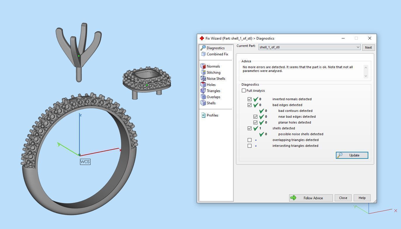 Gold ring 3D print model_3
