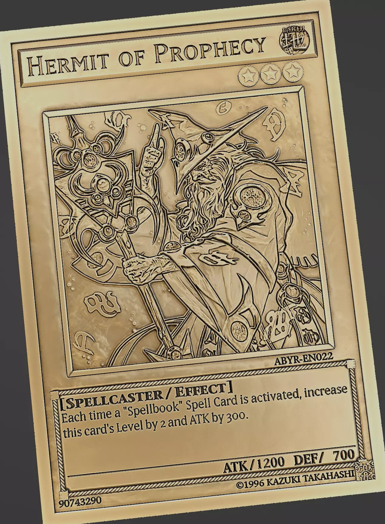 Hermit of Prophecy - yu-gi-oh Free 3D print model