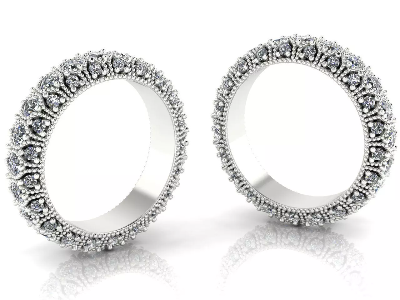 Gold ring Jewelry 3D print model_0