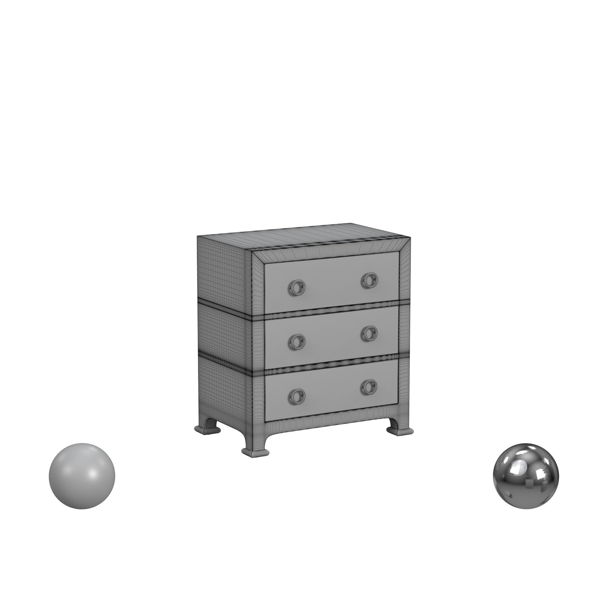 Butler Specialty Living Room Chatham Chest Capperella 3D model_3