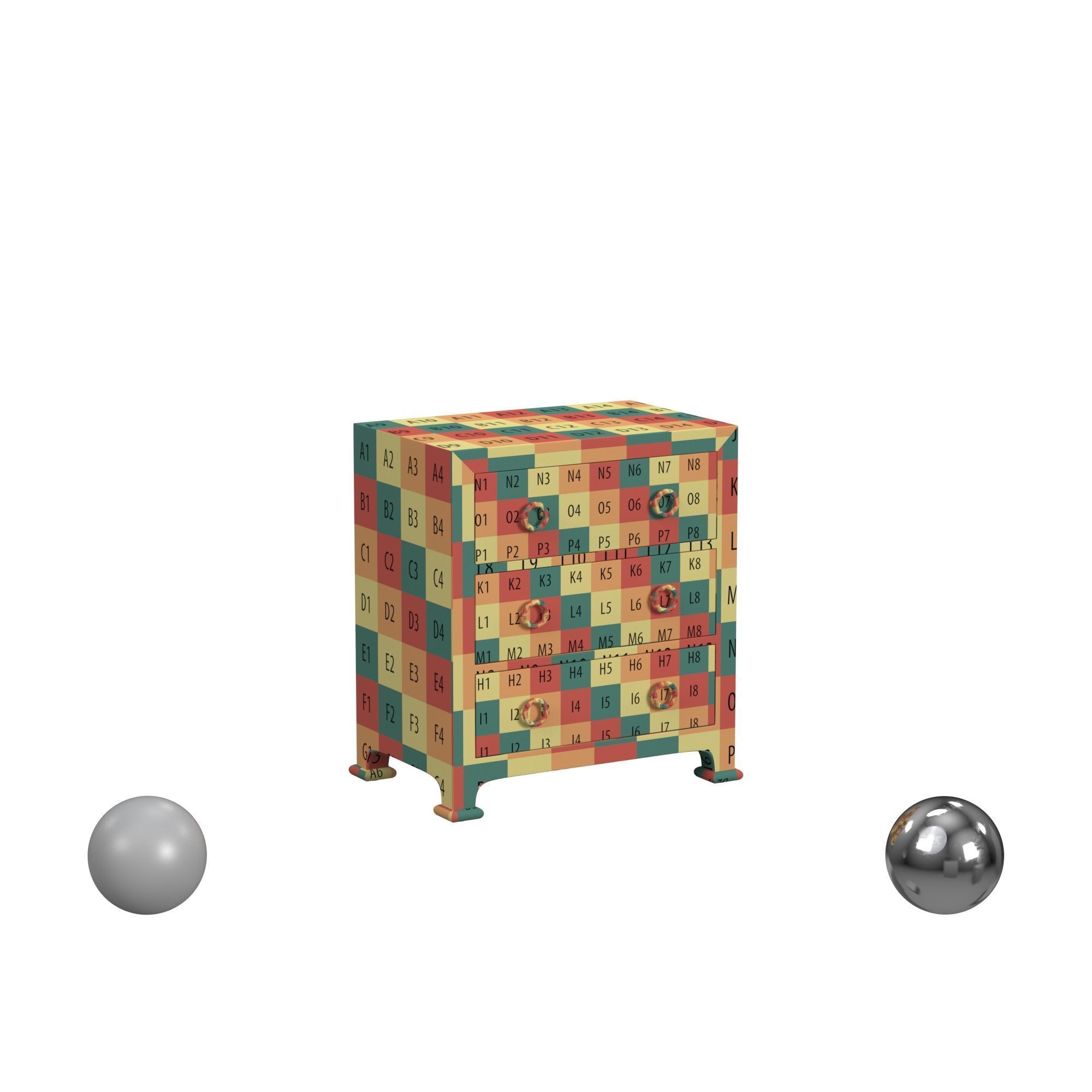 Butler Specialty Living Room Chatham Chest Capperella 3D model_2