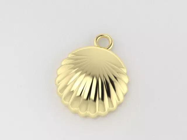 Shell pendant Free 3D print model_0