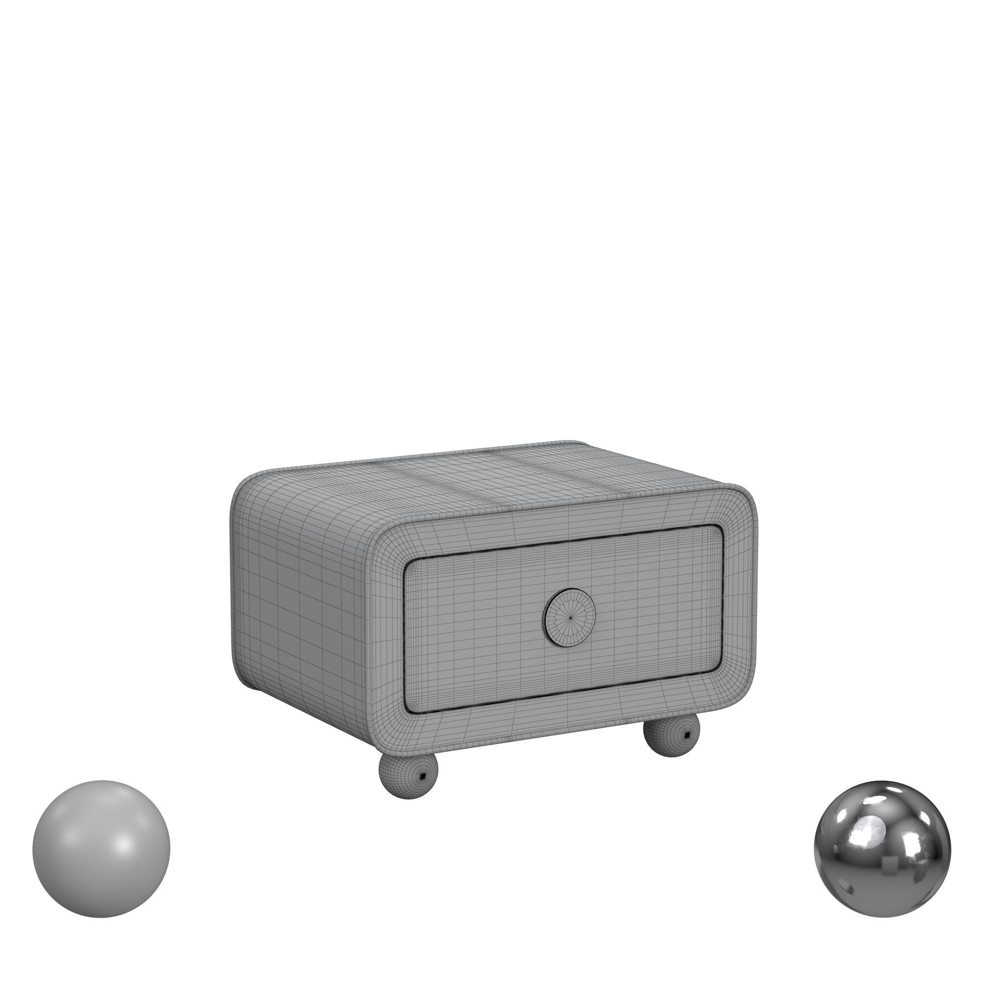 Alais Side Table 3D model_3