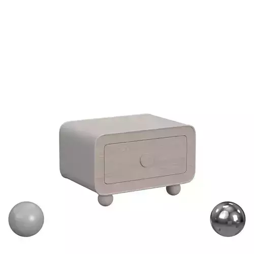 Alais Side Table 3D model Alais Side Table 3D model