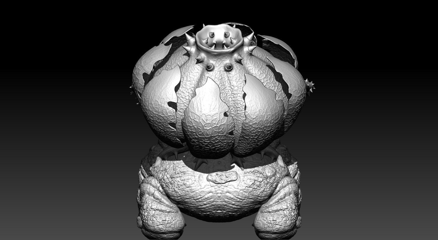 001 bulbasaur  3D print model_5