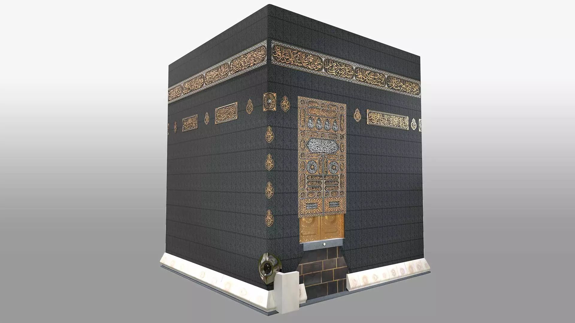 Khanna Kaaba 3D Model Low-poly 3D model_0