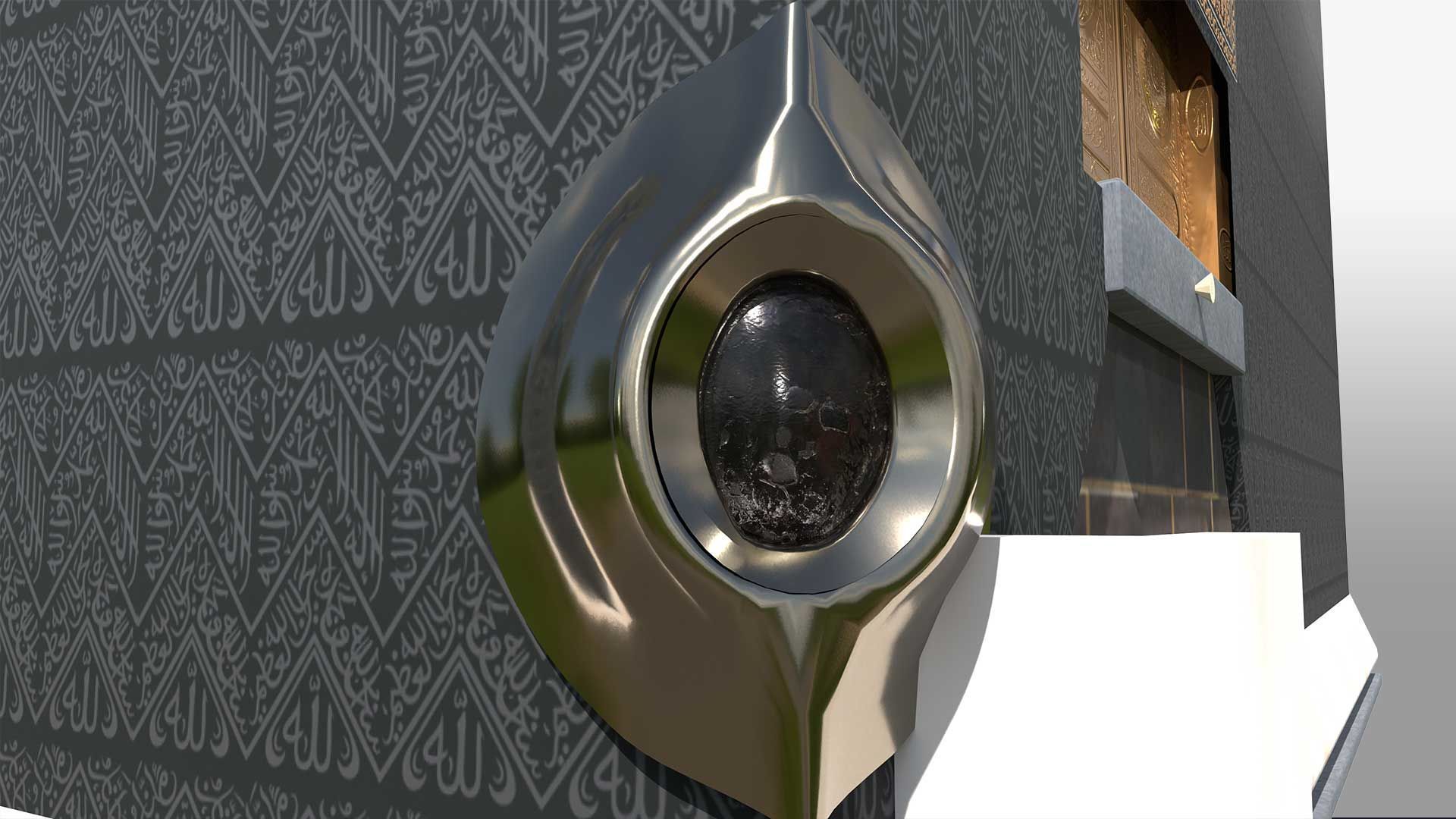 Khanna Kaaba 3D Model Low-poly 3D model_4