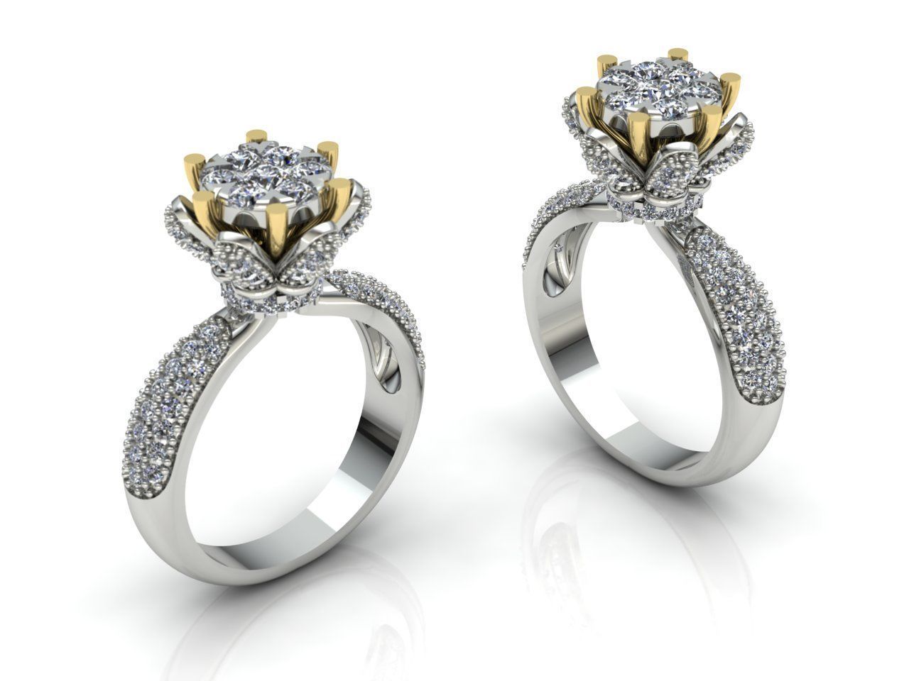 Ring Collection 45 models  3D print model_7