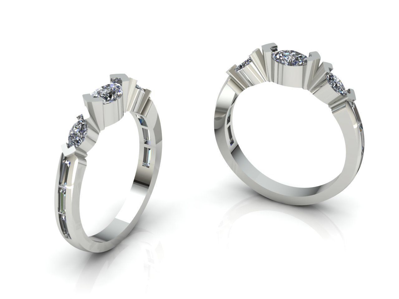 Ring Collection 45 models  3D print model_4