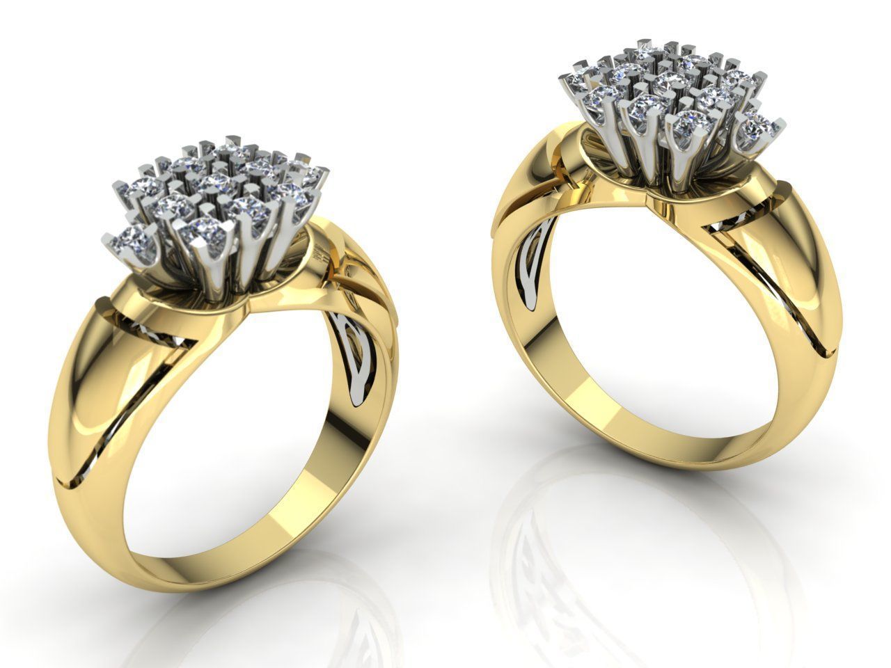 Ring Collection 45 models  3D print model_3