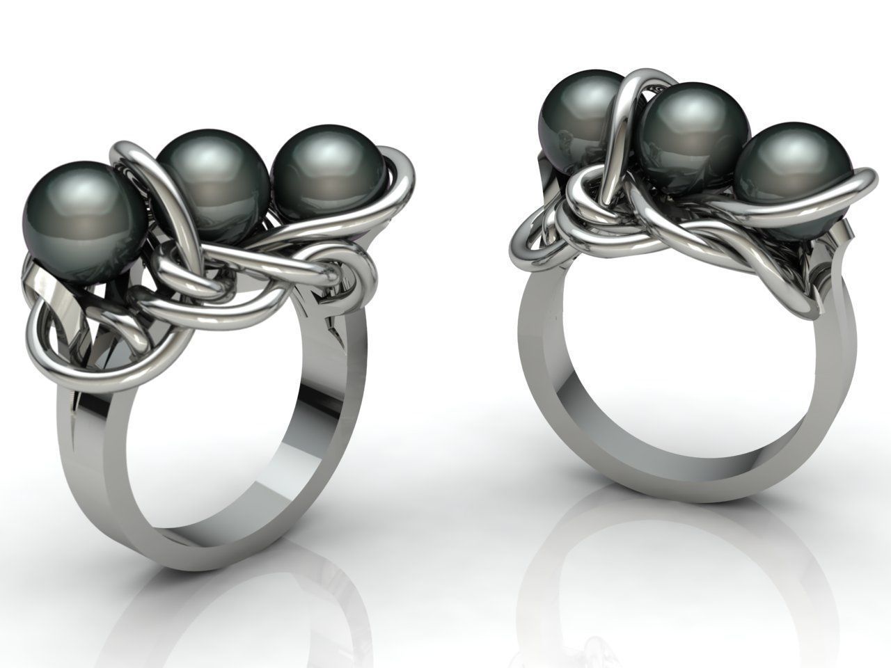 Ring Collection 45 models  3D print model_46