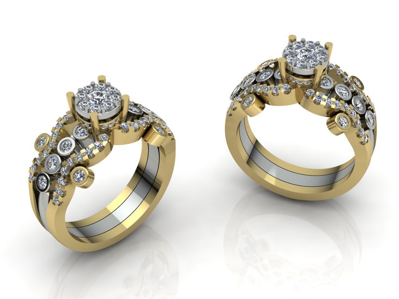 Ring Collection 45 models  3D print model_48