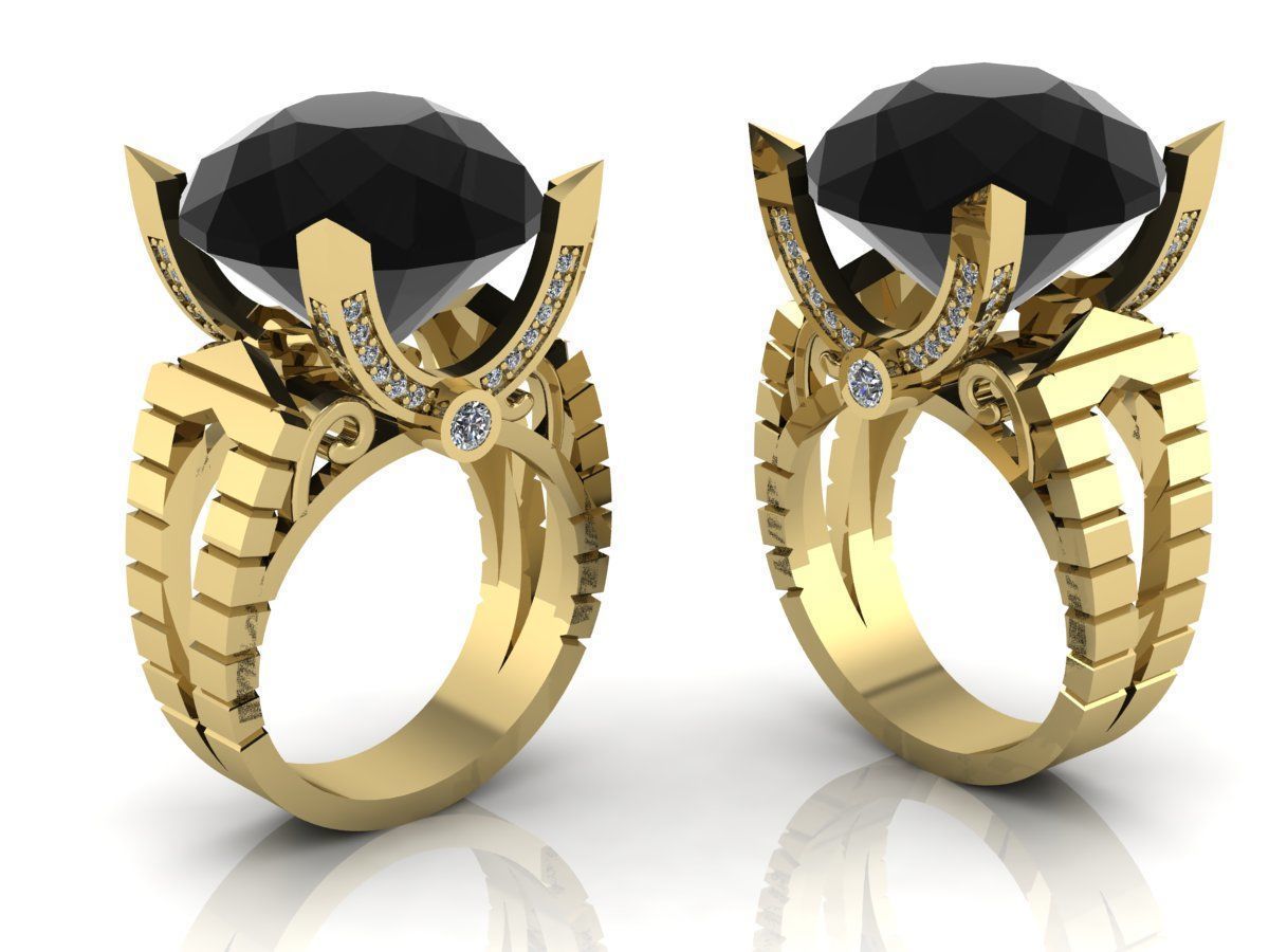 Ring Collection 45 models  3D print model_34