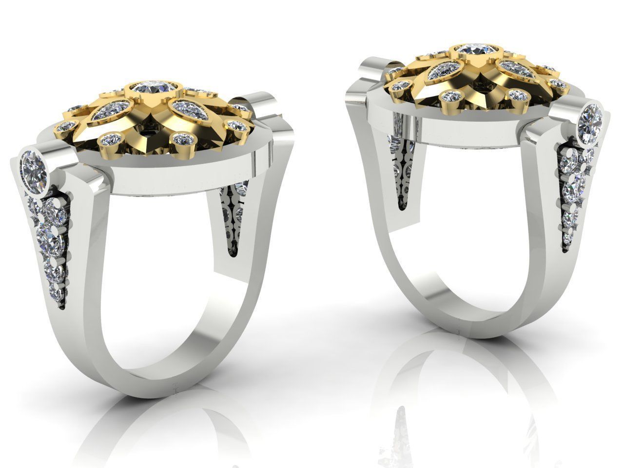 Ring Collection 45 models  3D print model_16