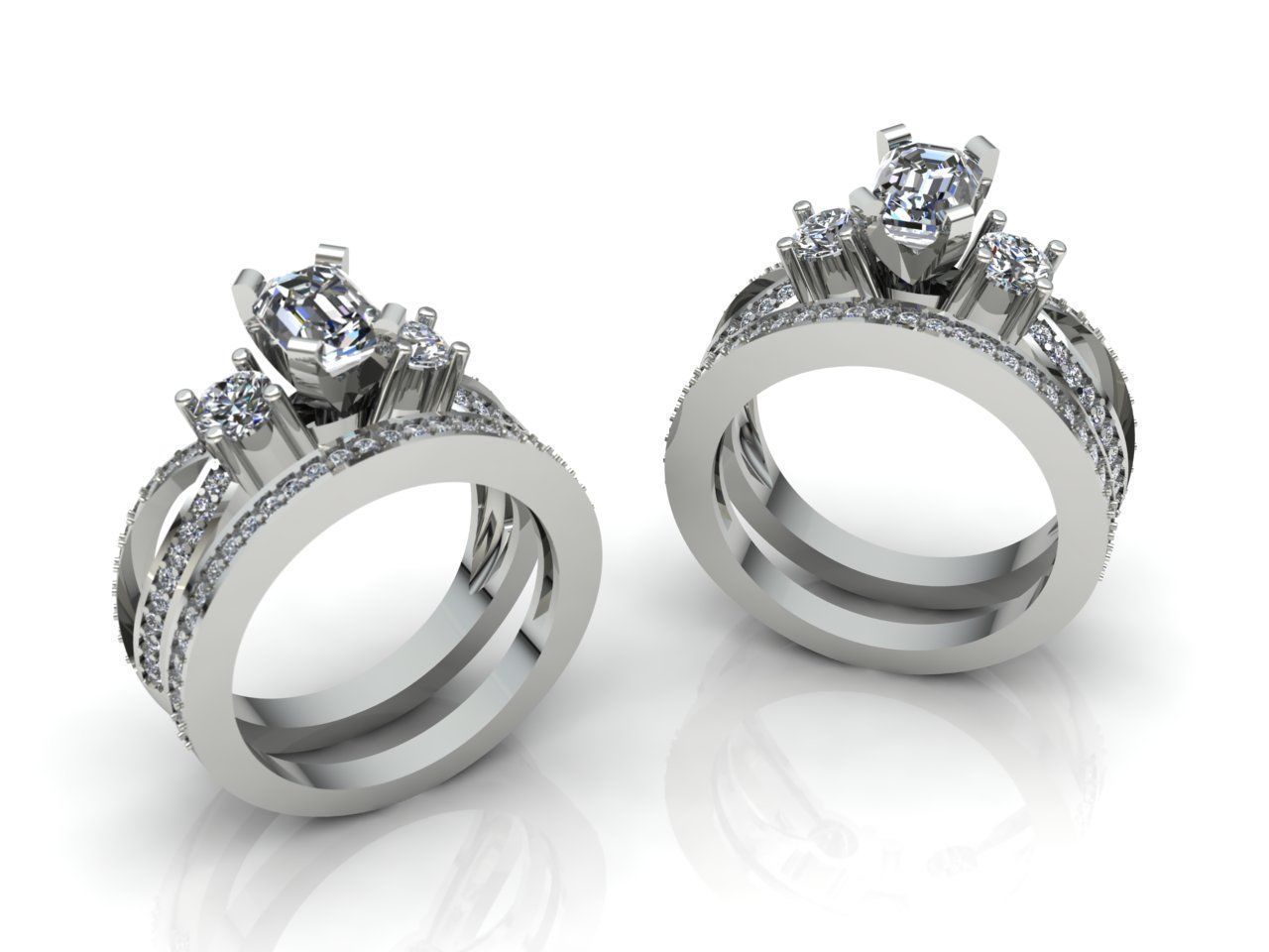 Ring Collection 45 models  3D print model_36