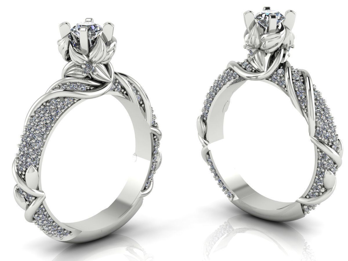 Ring Collection 45 models  3D print model_23