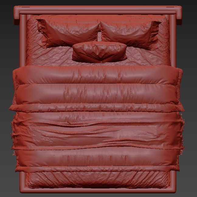 Bed Dakota 180 3D model_4