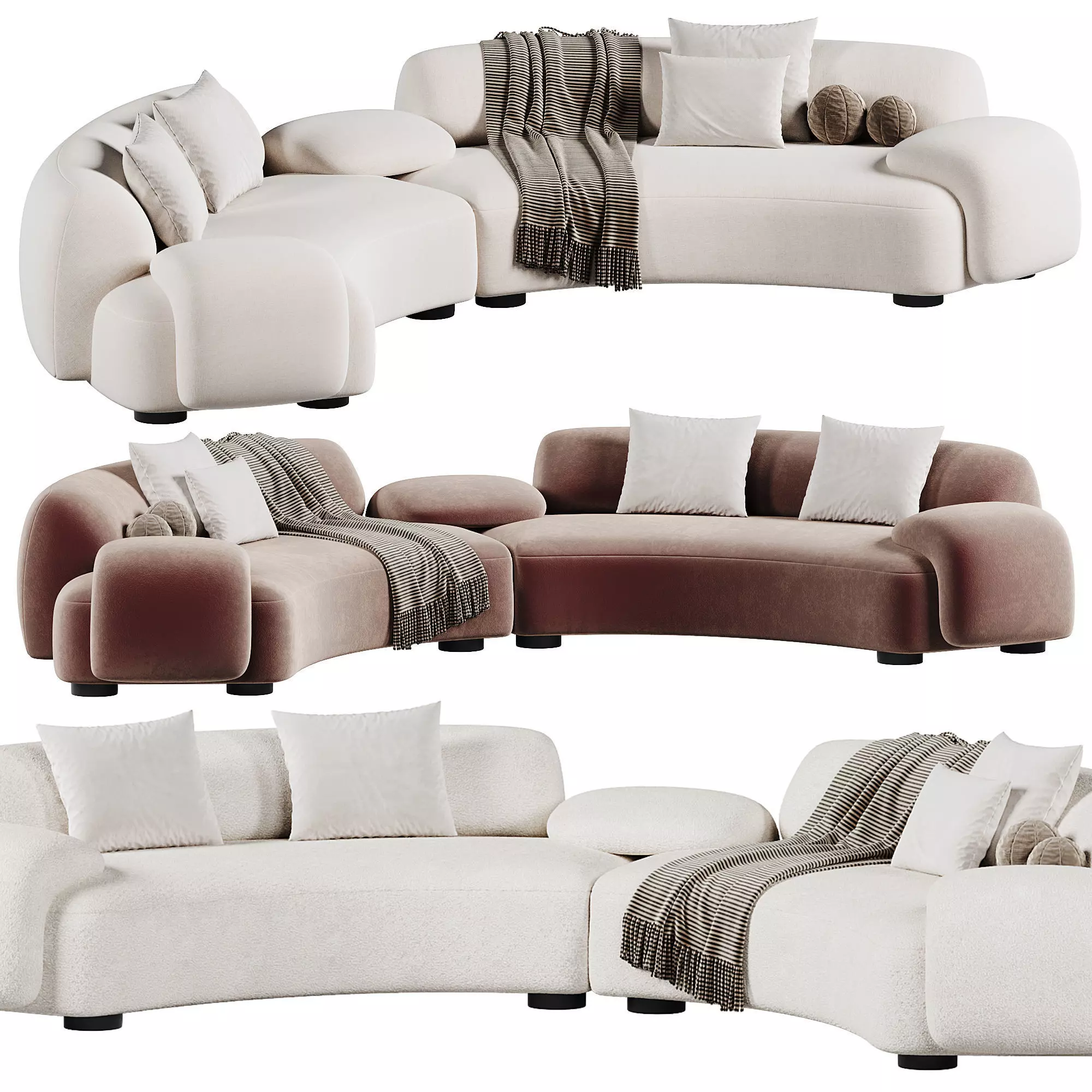 Sofa AMA by Paolo Castelli 3D model