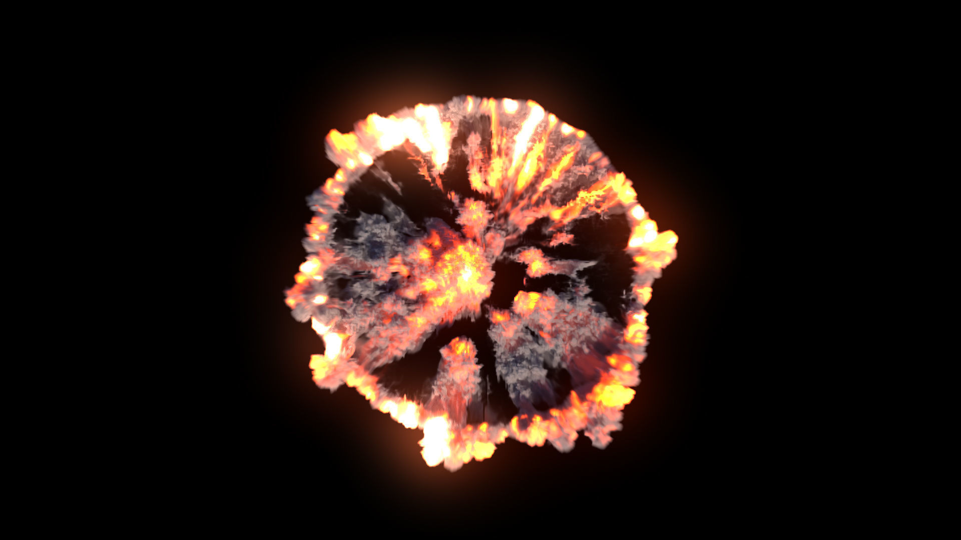 Explosion Ring 01 VDB Sequence 3D model_4
