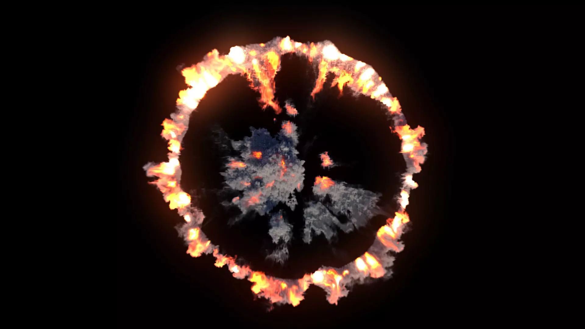 Explosion Ring 01 VDB Sequence 3D model_0