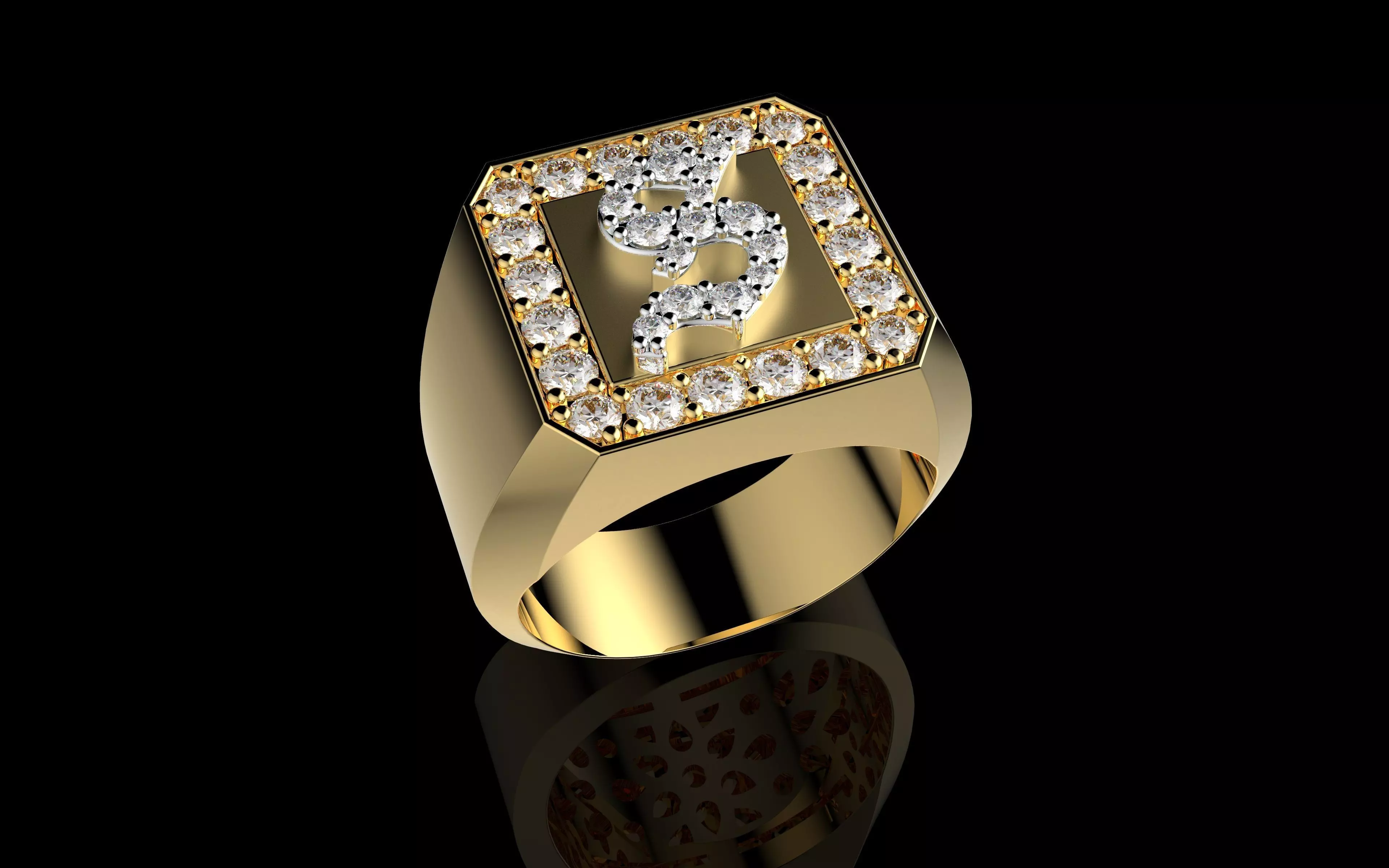 Gold N1242 3D print model