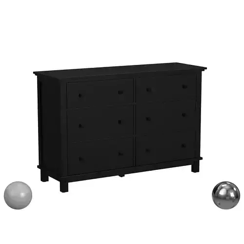 Oak Park Black Dresser