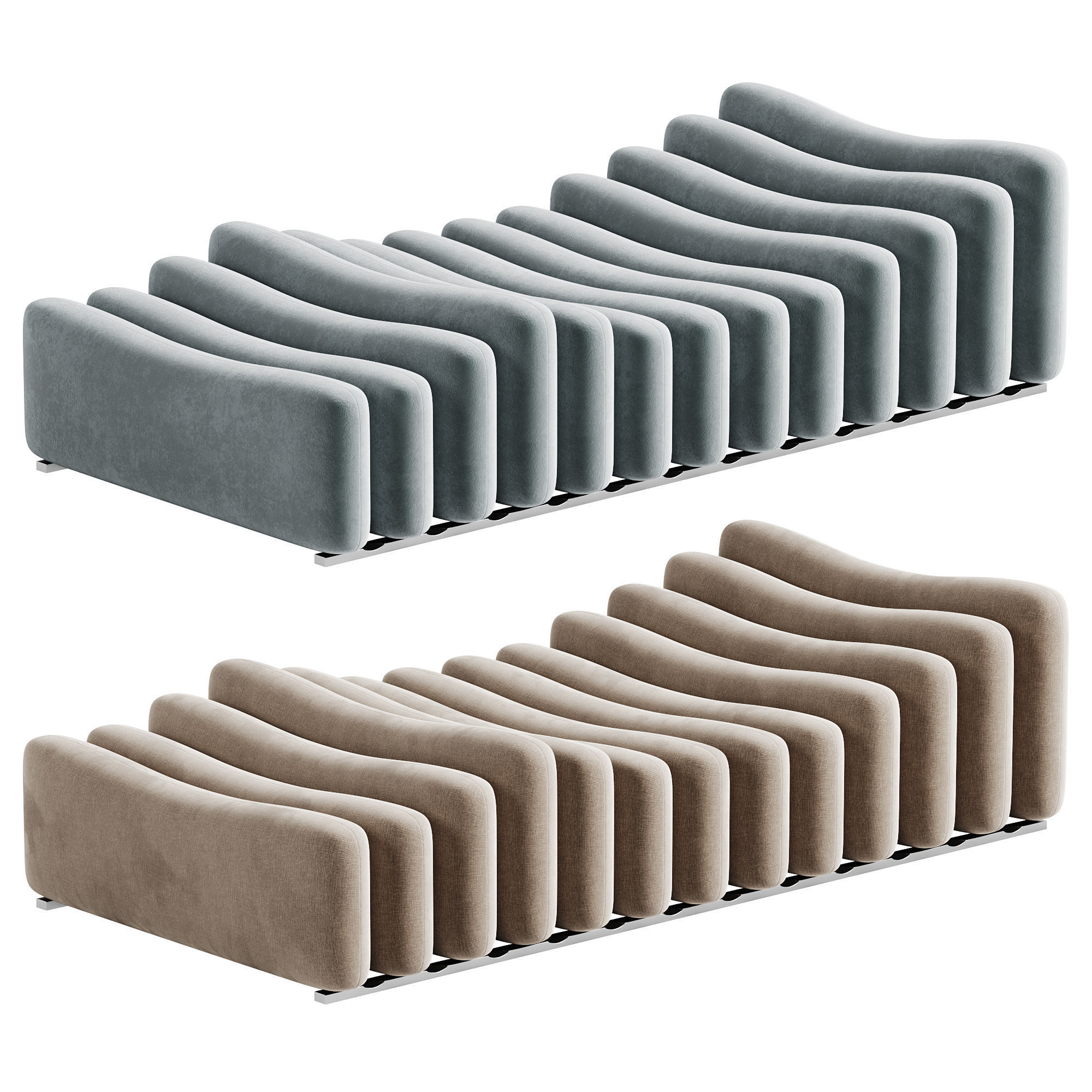 Joe Colombo Sofa By Tacchini 3D model_4