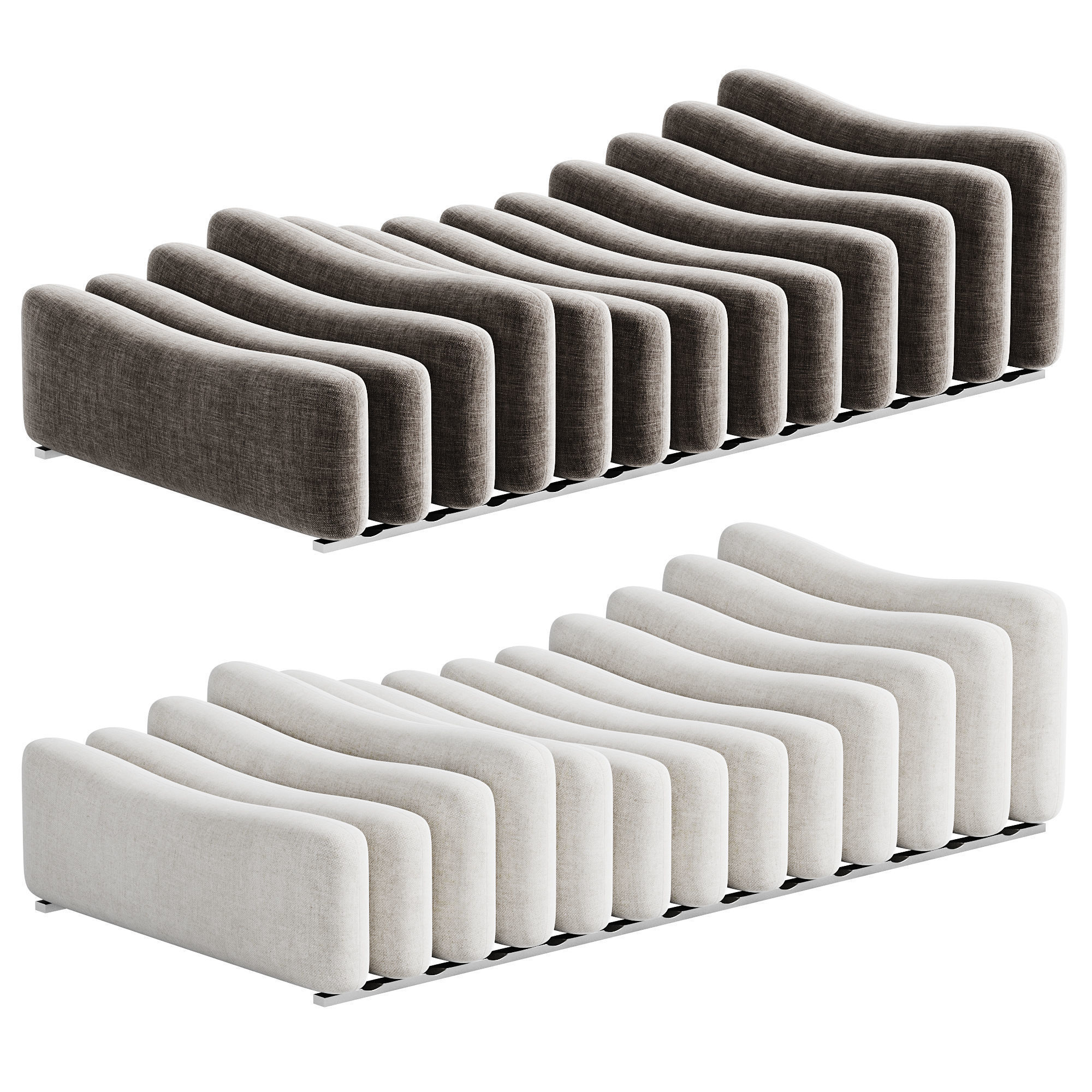 Joe Colombo Sofa By Tacchini 3D model_2