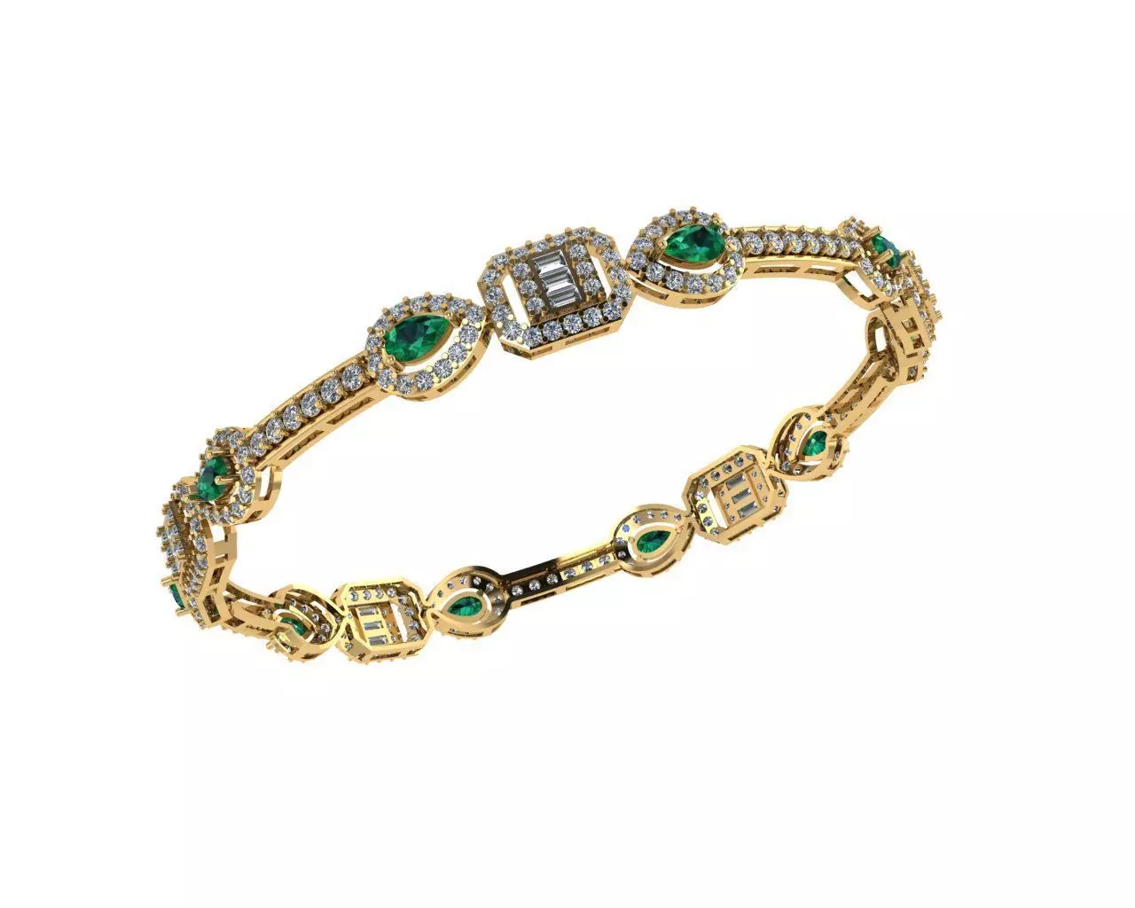 Traditional Bracelet 3D print model