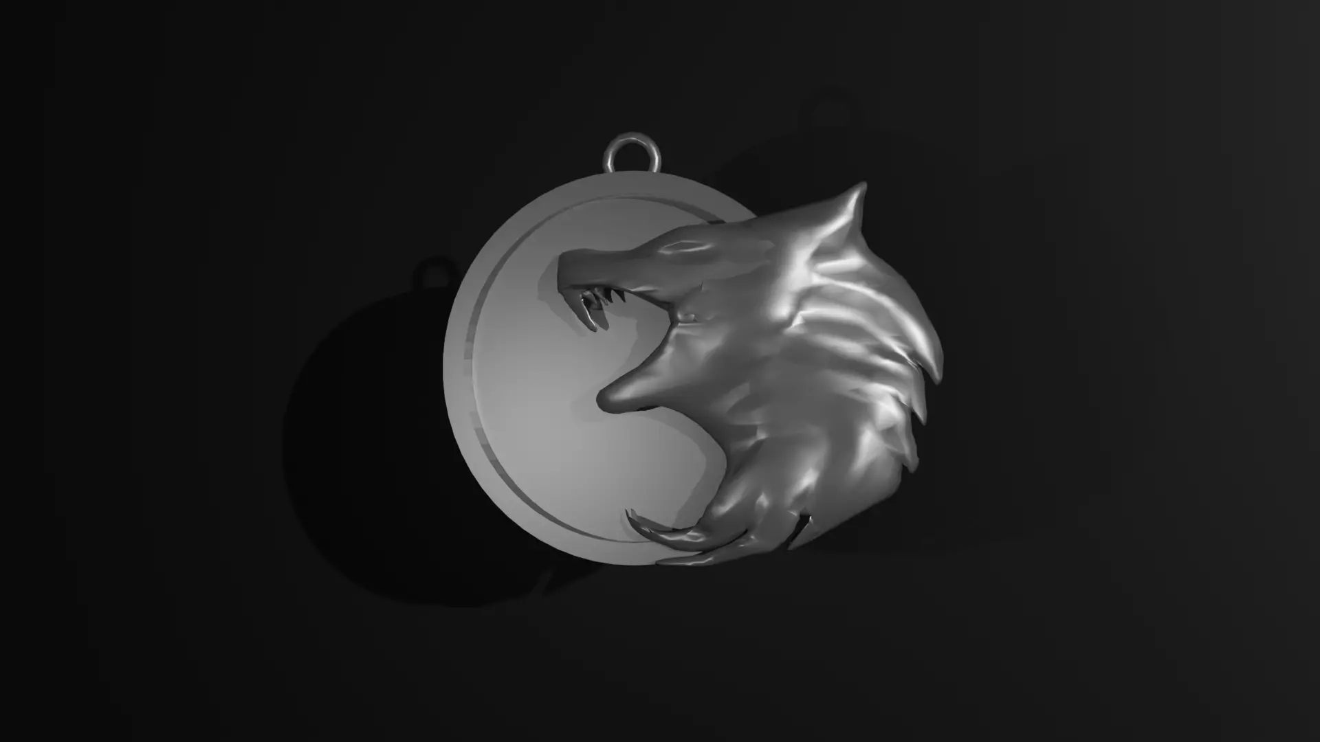 Witchers Medallion 3D model