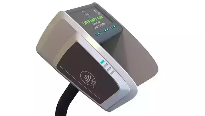 Pinautomaat payment pin card 3D model