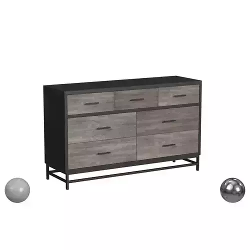 Myhome furnishings Studio collection drawer 3D model