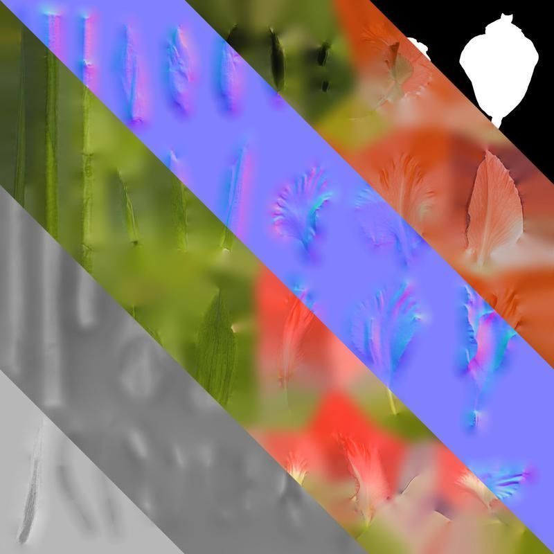 Anydrafts Gladiolus gandavensis Atlas 01 Texture_8